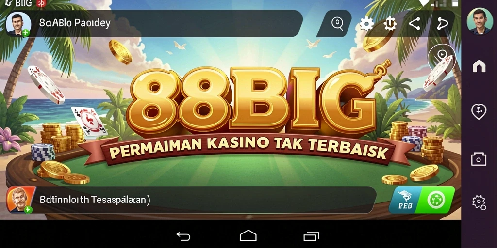 Tangkapan layar permainan 88BIG menampilkan antarmuka Kasino yang menarik.
