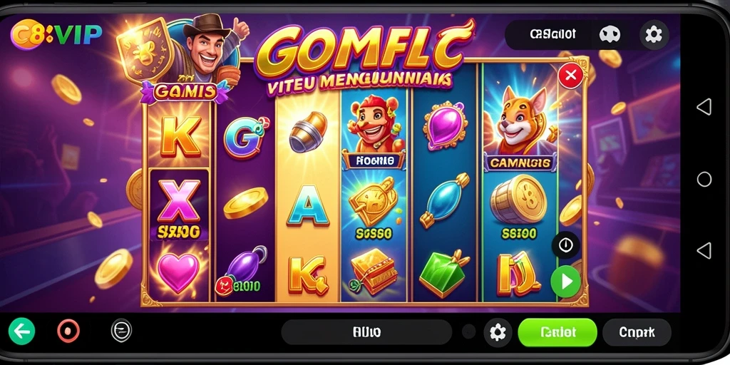 Tampilan menarik gameplay Slot C8VIP dengan tema beragam.