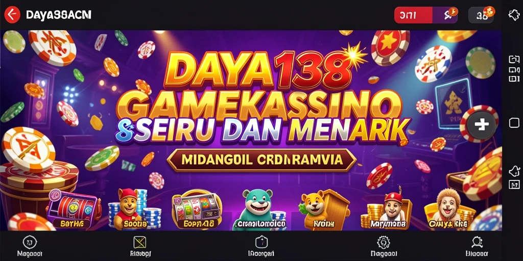 Tampilan menarik dari gameplay Kasino DAYA138.
