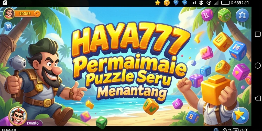 Tangkapan layar utama HAYA777 menampilkan gameplay menarik dengan teka-teki yang menantang.