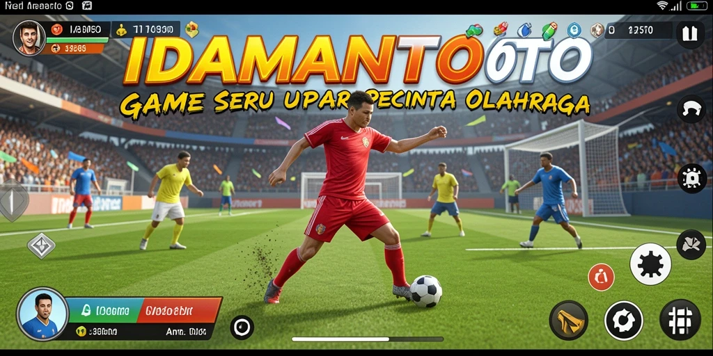 Tampilan menarik dari gameplay olahraga di IDAMANTOTO.