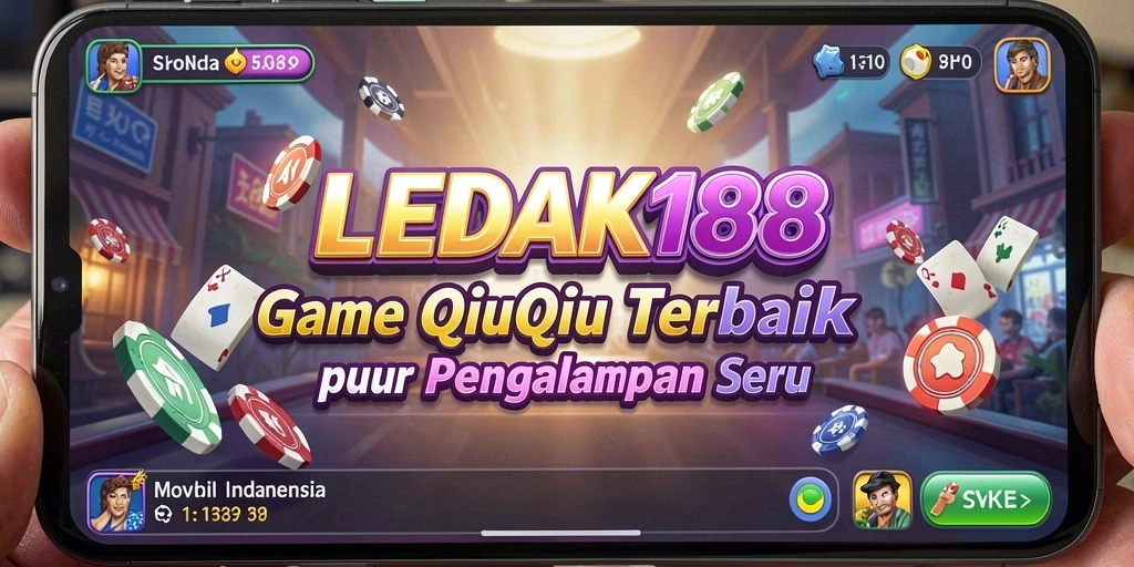 Tampilan menarik dari permainan QiuQiu di LEDAK188.