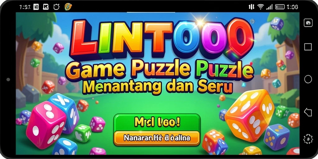 Tampilan gameplay menarik LINITOTO dengan teka-teki yang menantang.