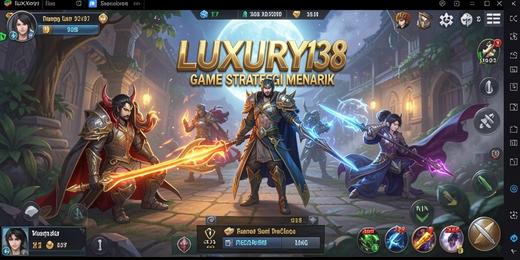 Tampilan gameplay menakjubkan dari LUXURY138