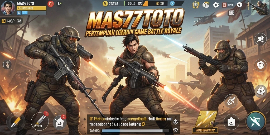 Screenshot gameplay seru dari MAS77TOTO di pertarungan yang sengit.