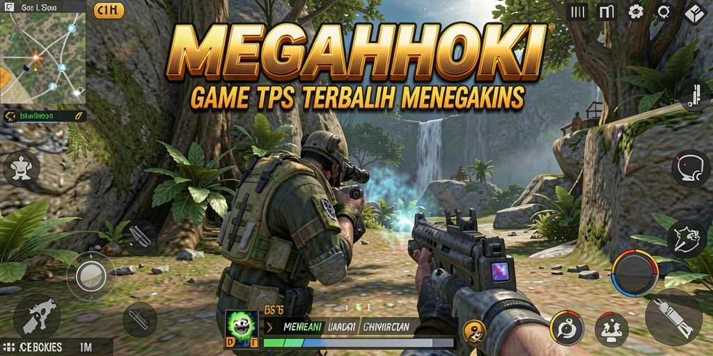 Tangkapan layar menampilkan aksi seru dalam game TPS.