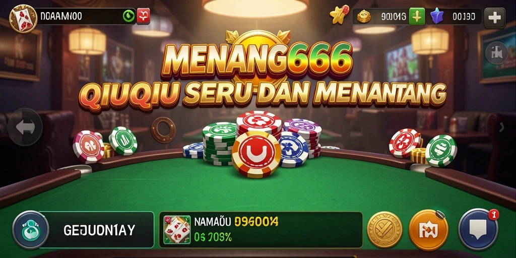 Gameplay QiuQiu seru di MENANG666