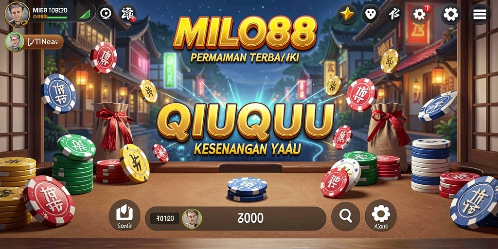Gameplay seru QiuQiu di MILO88 yang menampilkan momen-momen mendebarkan.