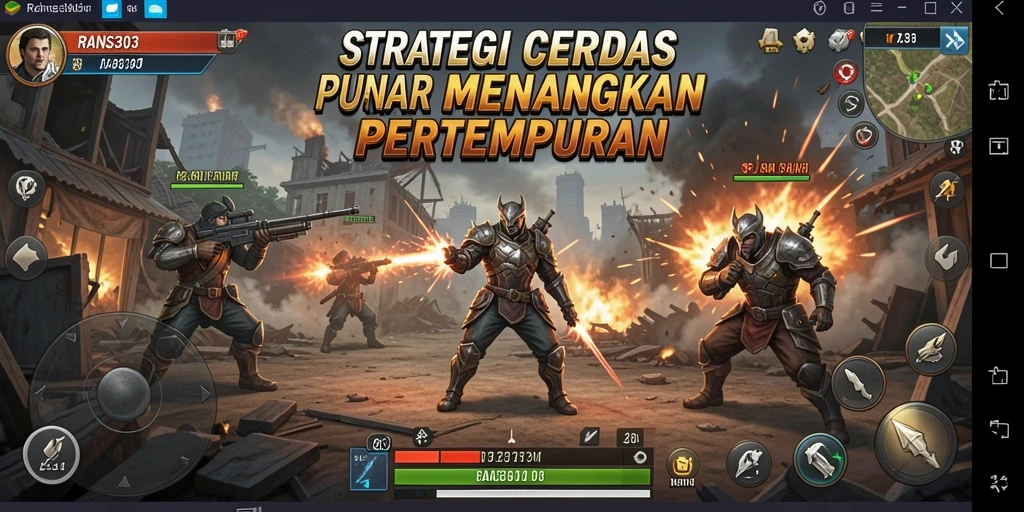 Tampilan gameplay RANS303 yang mencerminkan strategi dan taktik