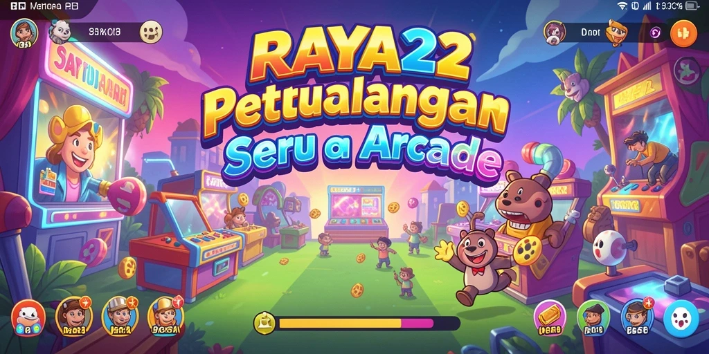 Gameplay RAYA22 yang seru dan penuh warna di dunia arcade.