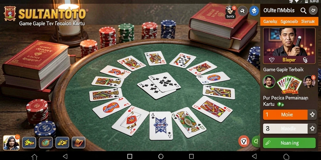 Tangkapan layar gameplay Gaple yang seru dan interaktif.
